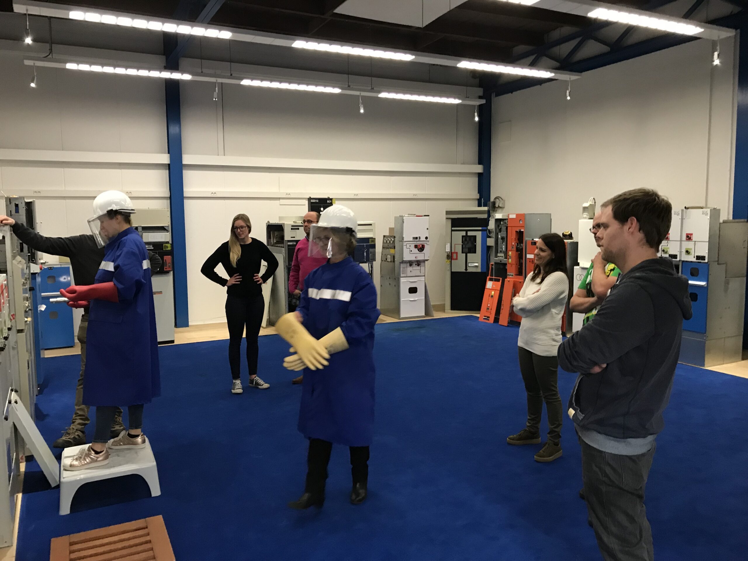 High-voltage switching training